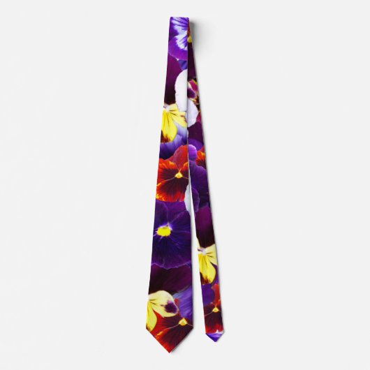 Pansy Celebration Stropdas (Voorkant)