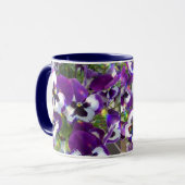Pansy Ceramic Coffee Mok (Voorkant links)