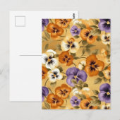 Pansy Chiyogami Briefkaart (Voorkant / Achterkant)