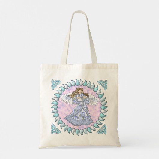 Pansy Christelijk angel Tote Bag (Achterkant)