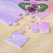 Pansy christelijk kruis legpuzzel (Zijkant)
