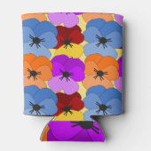 Pansy Collage Blikjeskoeler (Achterkant)