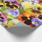 Pansy Collage Cadeaupapier (Hoek)