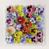  Pansy Collage Legpuzzel (Horizontaal)