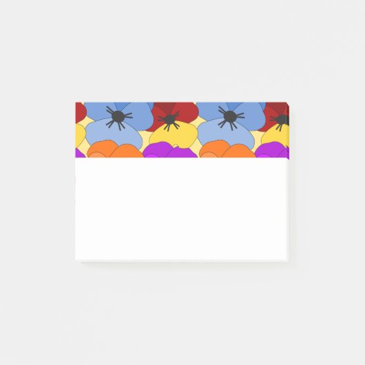 Pansy Collage Post-it® Notes (Voorkant)