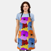 Pansy Collage Schort (Gedragen)