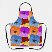 Pansy Collage Schort (Voorkant)