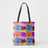 Pansy Collage Tote Bag (Voorkant)