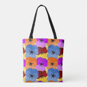 Pansy Collage Tote Bag (Achterkant)