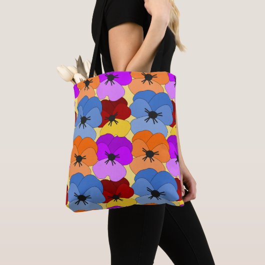Pansy Collage Tote Bag (Dichtbij)