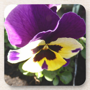 Pansy cork onderzetter