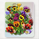 PANSY DELIGHT ~ Mousepad Muismat (Voorkant)