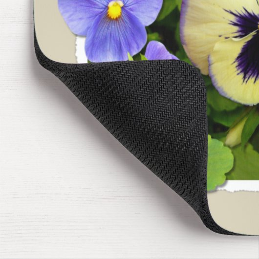 Pansy Delight ~ Mousepad Muismat (Hoek)