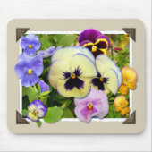 Pansy Delight ~ Mousepad Muismat (Voorkant)