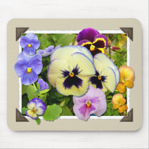 Pansy Delight ~ Mousepad Muismat