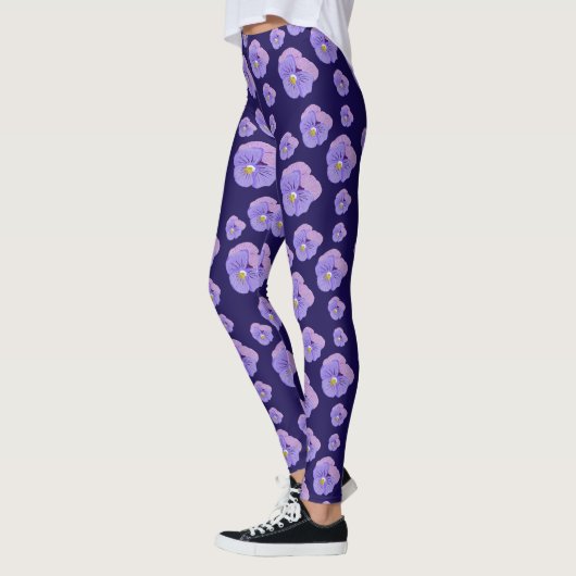 Pansy design op Leggings (Links)