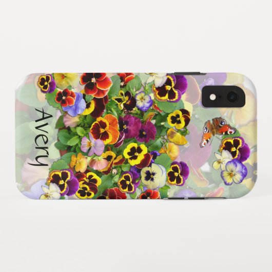 Pansy Display Case-Mate iPhone Case (Achterkant (horizontaal))