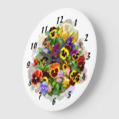 Pansy display grote klok (Hoek)