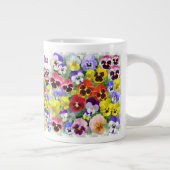 Pansy Display Jouw tekst toevoegen Grote Koffiekop (Rechts)