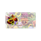 Pansy Display ~ Label (Voorkant)