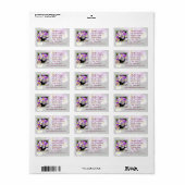 Pansy Display ~ Label # 3 (Full Sheet)