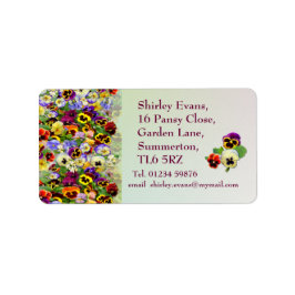 Pansy Display ~ Label # 6