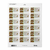 Pansy Display ~ Label # 6 (Full Sheet)