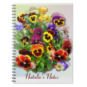 Pansy Display Notitieboek (Voorkant)