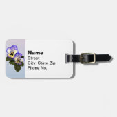 Pansy Duo Bagagelabel (Voorkant horizontaal)