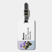 Pansy Duo Bagagelabel (Voorkant verticaal)