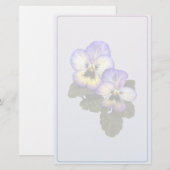 Pansy Duo Briefpapier (Voorkant / Achterkant)