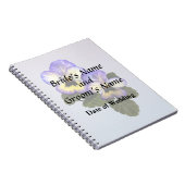 Pansy Duo Wedding Products Notitieboek (Rechterzijde)
