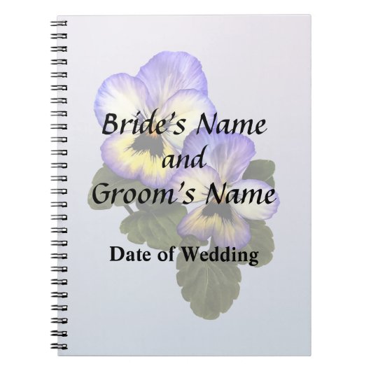 Pansy Duo Wedding Products Notitieboek (Voorkant)