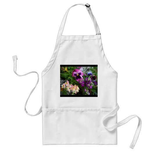 Pansy en Friends Standaard Schort (Voorkant)