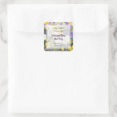 Pansy en Violets Custom Soap of Craft Stickers (Tas)