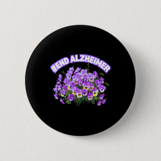 Pansy End Heimerheimer Paarse Heimerheimer's Aware Ronde Button 5,7 Cm