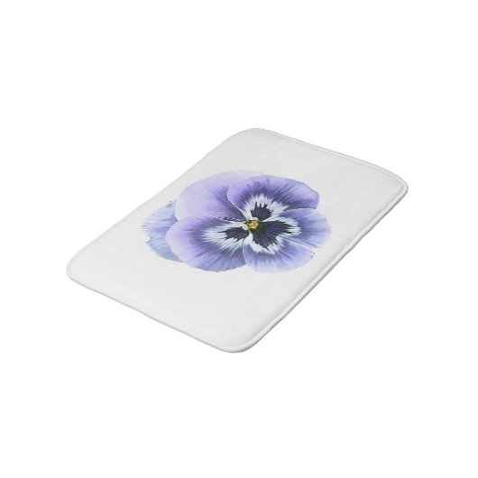 Pansy Face Paars Badmat (Gekanteld)