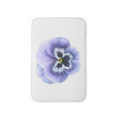 Pansy Face Paars Badmat (Voorkant Verticaal)