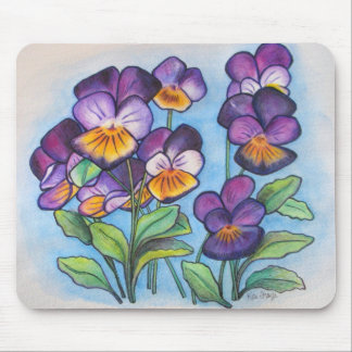 Pansy Faces mousepad Muismat