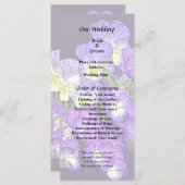 Pansy Family Reunion Programmakaart (Voorkant / Achterkant)