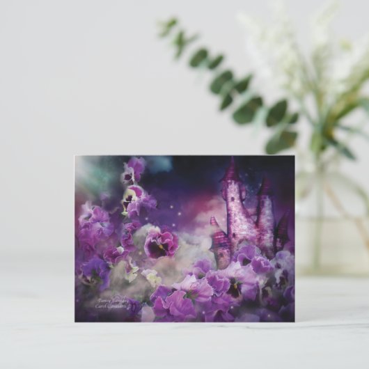 Pansy Fantasy Art Briefkaart (Staand voorkant)