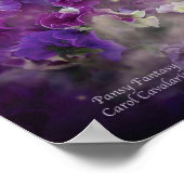 Pansy Fantasy Art Poster/Print Poster (Hoek)