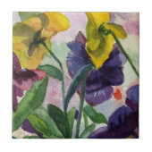 Pansy Field Tegeltje (Voorkant)