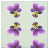 Pansy Floral Patterned Fabric Stof (Swatch)