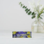 Pansy Floral Visitekaartje (Staand voorkant)