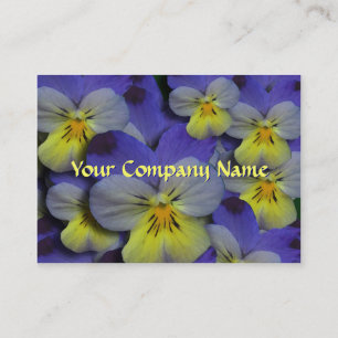 Pansy Floral Visitekaartje