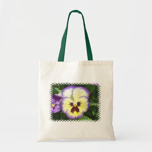 Pansy Flower Afbeeldingen Small Canvas Canvas tas (Voorkant)