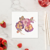 Pansy Flower Paper servetten (Insitu)
