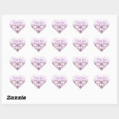 Pansy Flower Pink Stripe floral Dank u Sticker (Vel)
