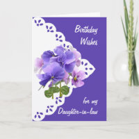 Pansy Flower schoondochter Birthday